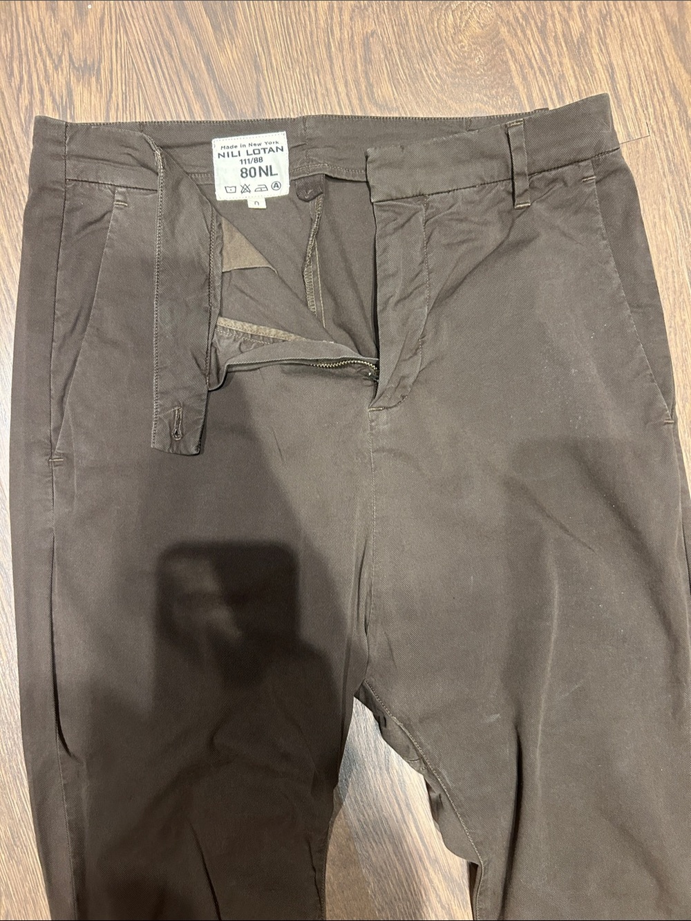 Nili Lotan women Brown Chinos